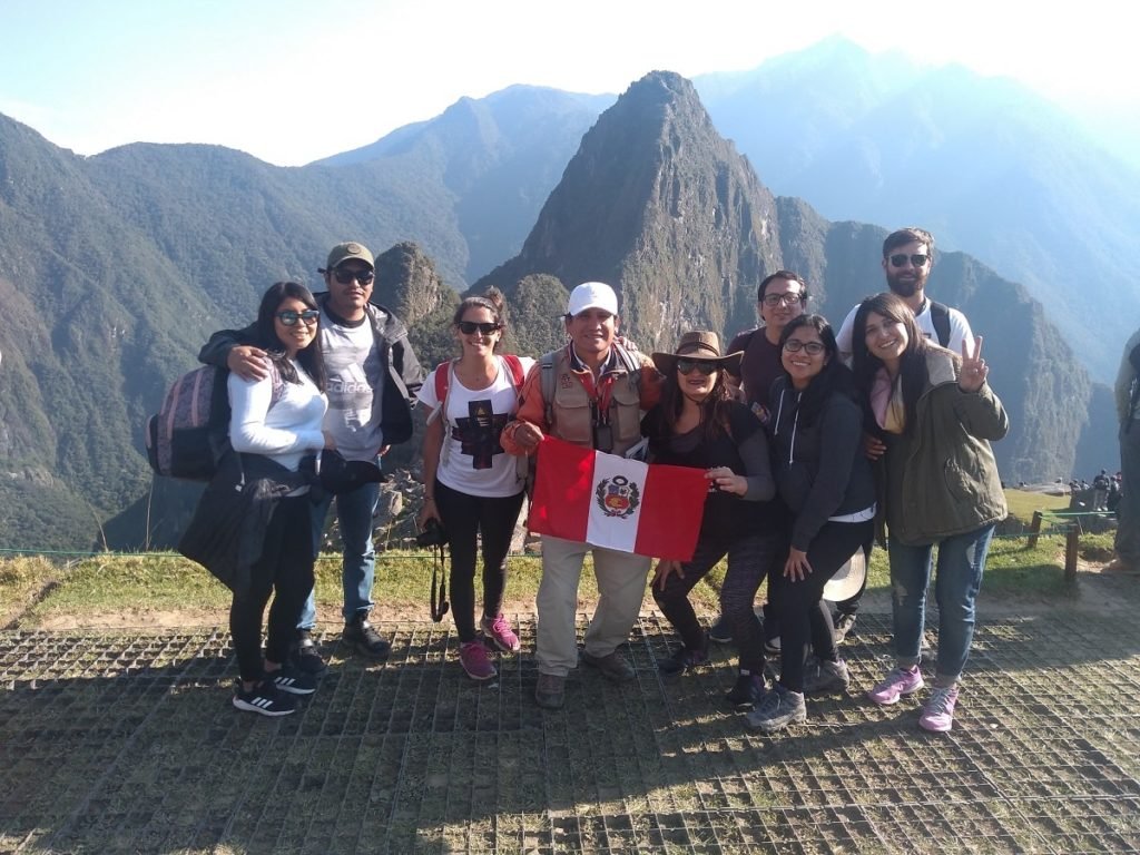 Guía turístico en Machupicchu